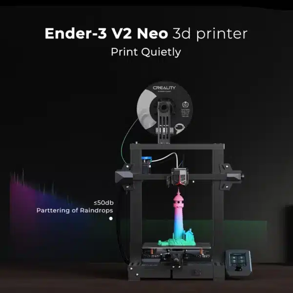 L'imprimante 3D Ender 3 V2 Neo est une version améliorée de la classique Ender-3, intégrant de nombreuses mises à jour pour offrir une meilleure qualité d'impression et une expérience utilisateur optimisée.