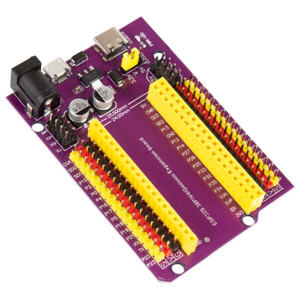 Shield d’extension ESP32 compatible 38 broches (ESP32S, V4, Goouuu). Idéal pour vos projets électroniques et IoT au Maroc. Carte d’expansion pratique et fiable.