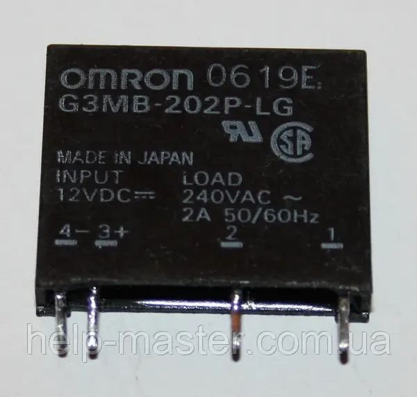 Relais statique Omron G3MB-202P-LG 12V 1 Relais statique Omron G3MB-202P-LG 12V