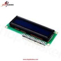 Nouveaux Produits 31 Un écran LCD1602 16x2 avec pin header déjà soudée qui vous permet d'ajouter un affichage clair et professionnel à vos projets électroniques. Pratique, facile à intégrer et compatible avec Arduino et autres microcontrôleurs, il vous permet d’afficher jusqu’à 2 lignes de 16 caractères, en blanc sur fond bleu lumineux.