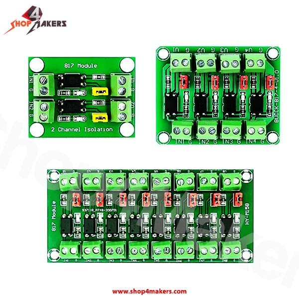 Module d’Isolation Optocoupleur PC817 1 Module d’Isolation Optocoupleur PC817